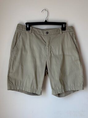 Lululemon Commission Chino Shorts Men’s 32(waist 34”) Tofino Sand Pockets